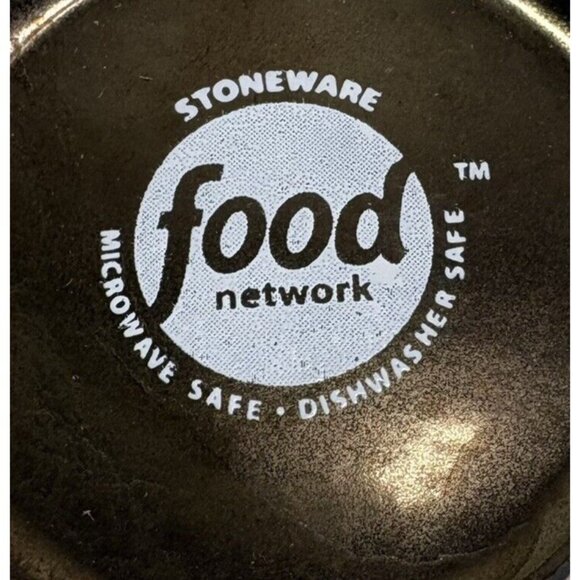 Food Network ANGELICA Light Blue Bronze Metallic 16oz Stoneware Cups Mugs Set 3 - Picture 8 of 16